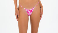Thumbnail for V-Cut Bottom With Ring Pink Swirl