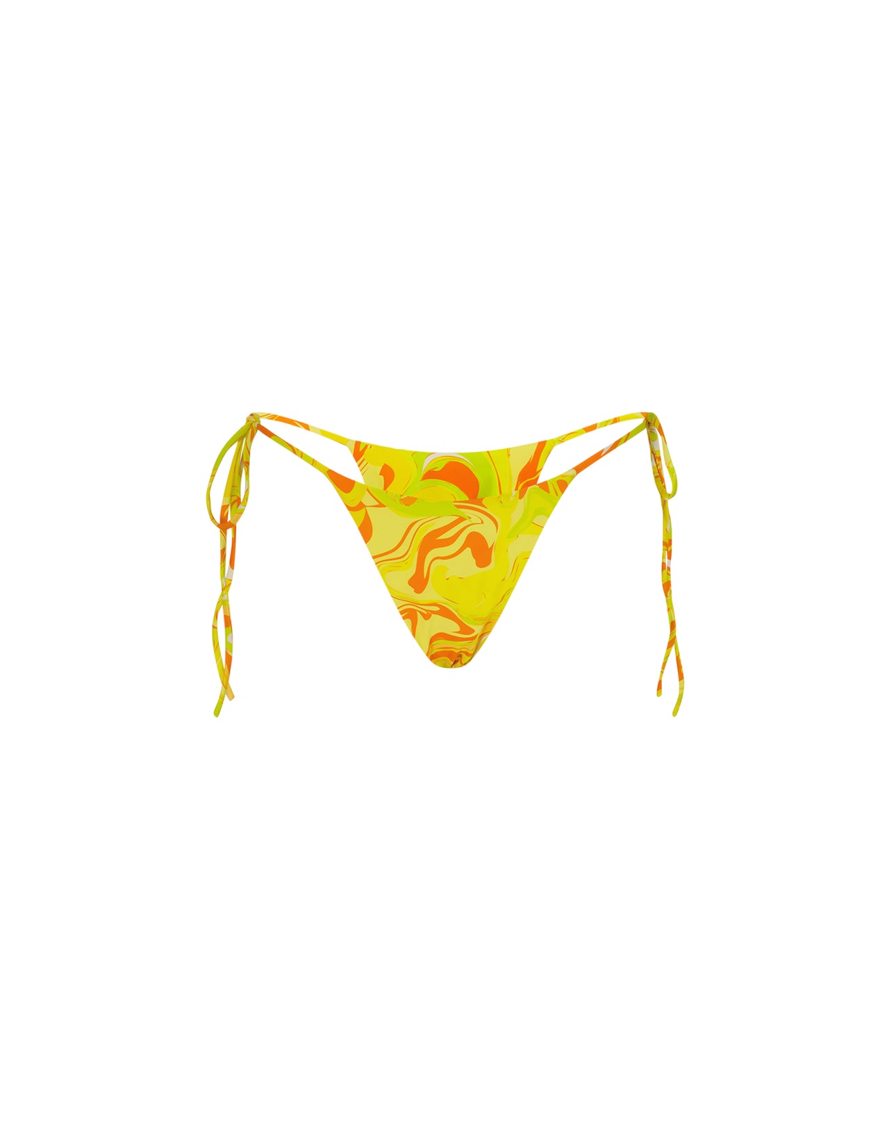 Tie-Side Bottom Yellow Swirl