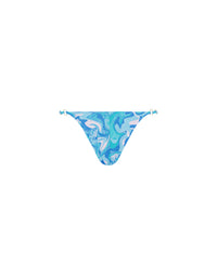 Thumbnail for V-Cut Bottom With Ring Blue Swirl