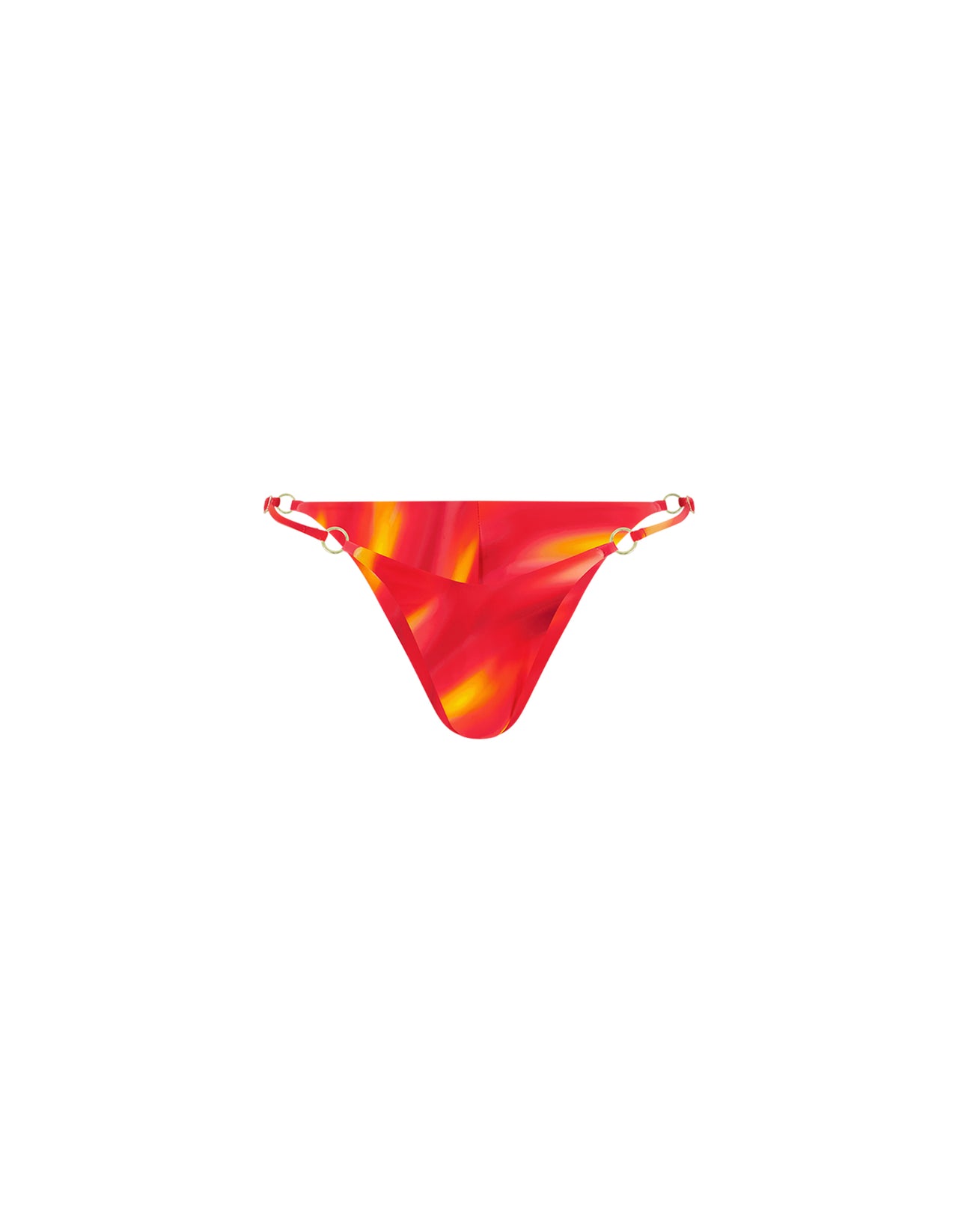 V-Cut Bottom With Ring Red Stripe