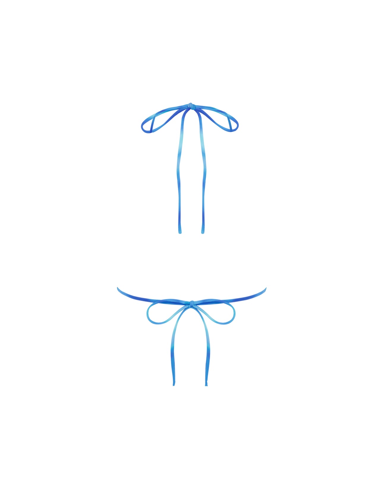 Triangle Top With Ring Blue Stripe