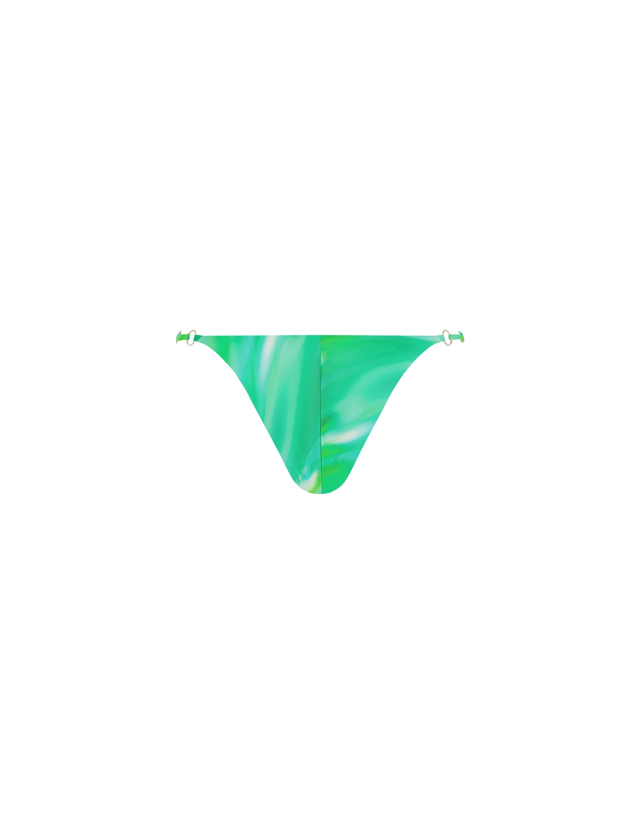 V-Cut Bottom With Ring Green Stripe